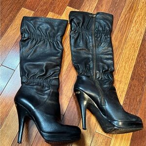 MICHAEL Michael Kors Black Heeled Webster Boots